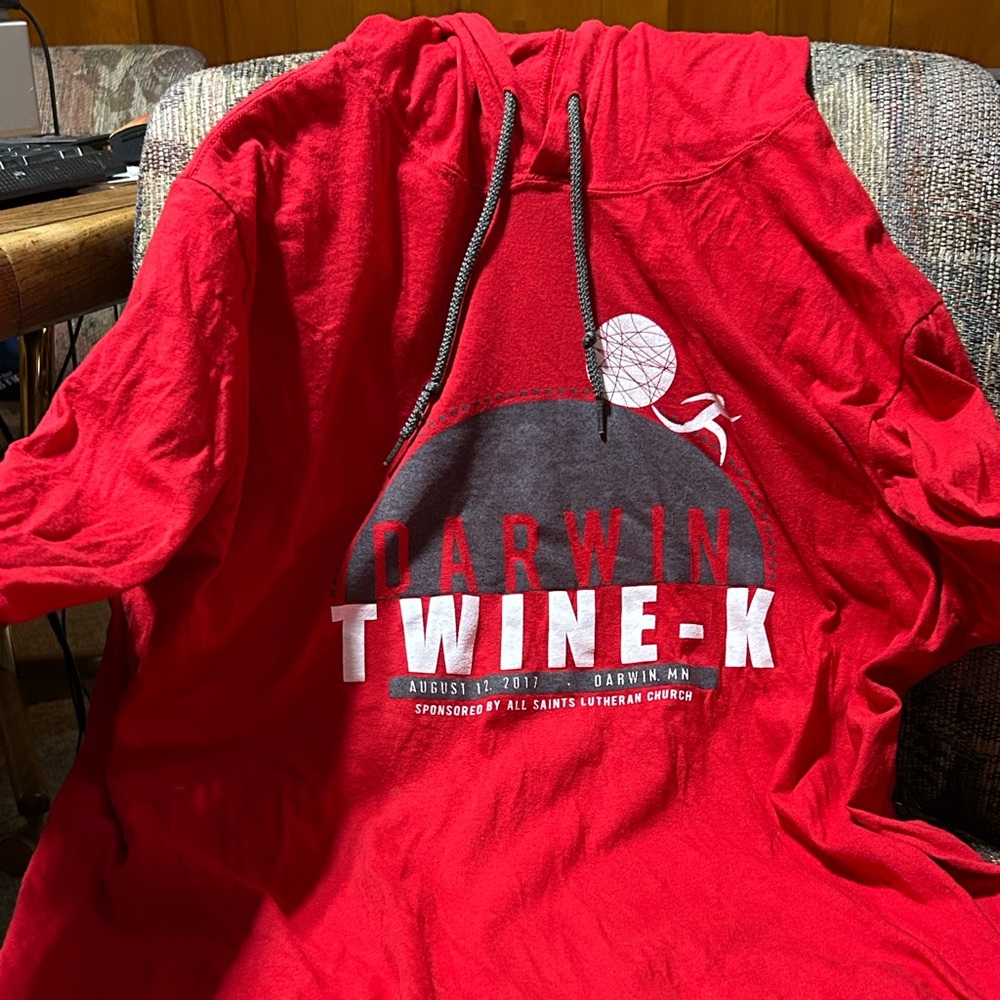 Red Graphic Hoodie